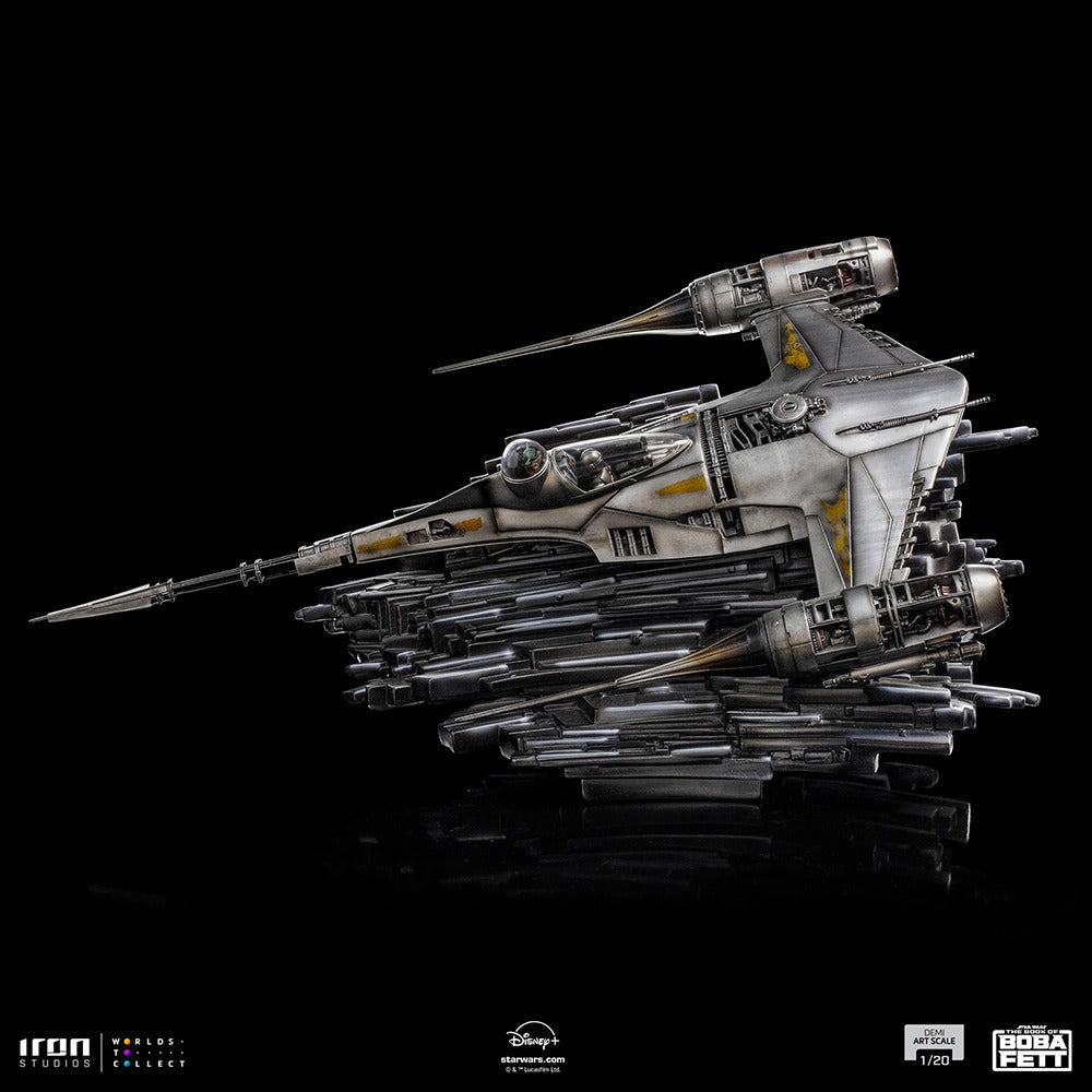 Estátua Mando's N-1 Starfighter - Star Wars - Demi Scale 1/20 - Iron Studios