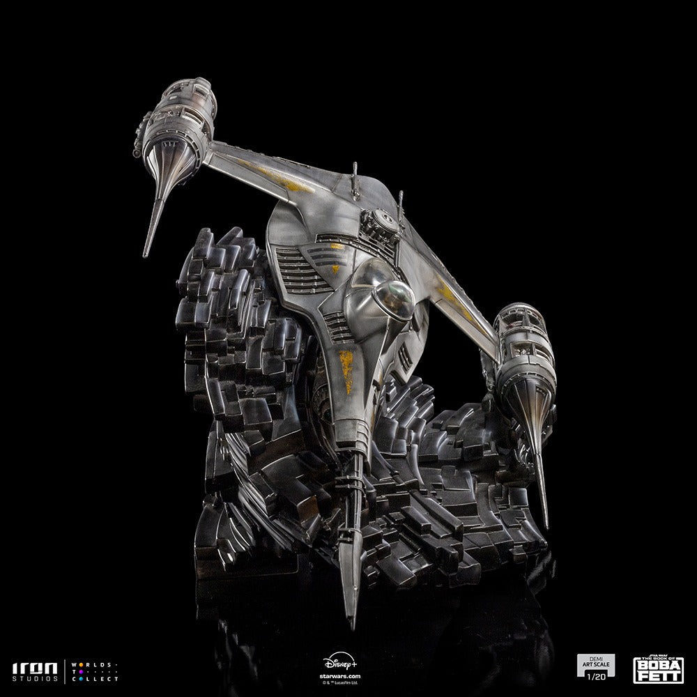 Estátua Mando's N-1 Starfighter - Star Wars - Demi Scale 1/20 - Iron Studios