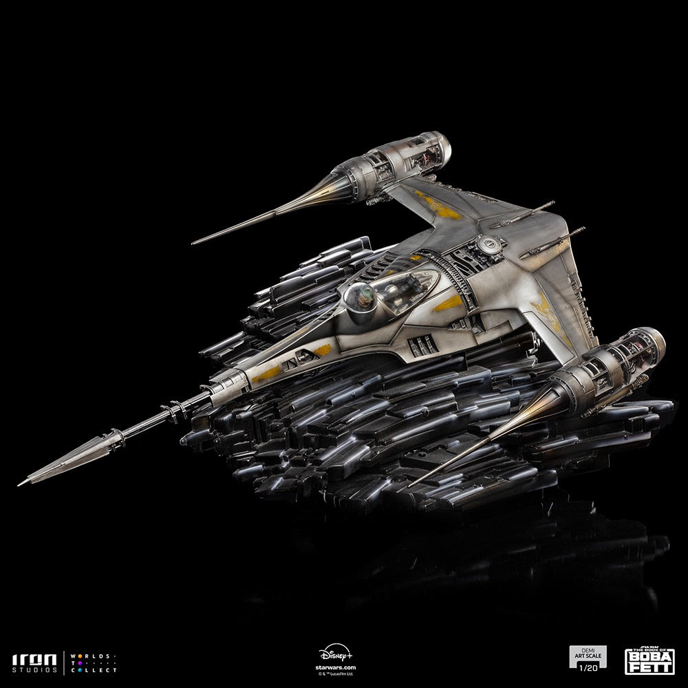 Estátua Mando's N-1 Starfighter - Star Wars - Demi Scale 1/20 - Iron Studios
