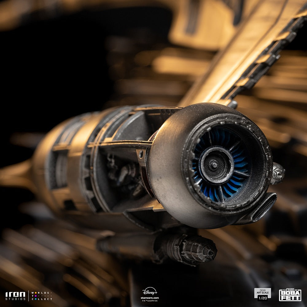 Estátua Mando's N-1 Starfighter - Star Wars - Demi Scale 1/20 - Iron Studios