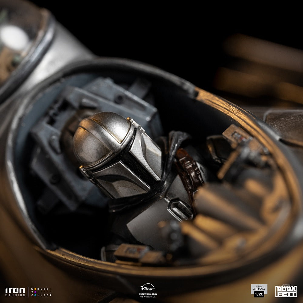 Estátua Mando's N-1 Starfighter - Star Wars - Demi Scale 1/20 - Iron Studios