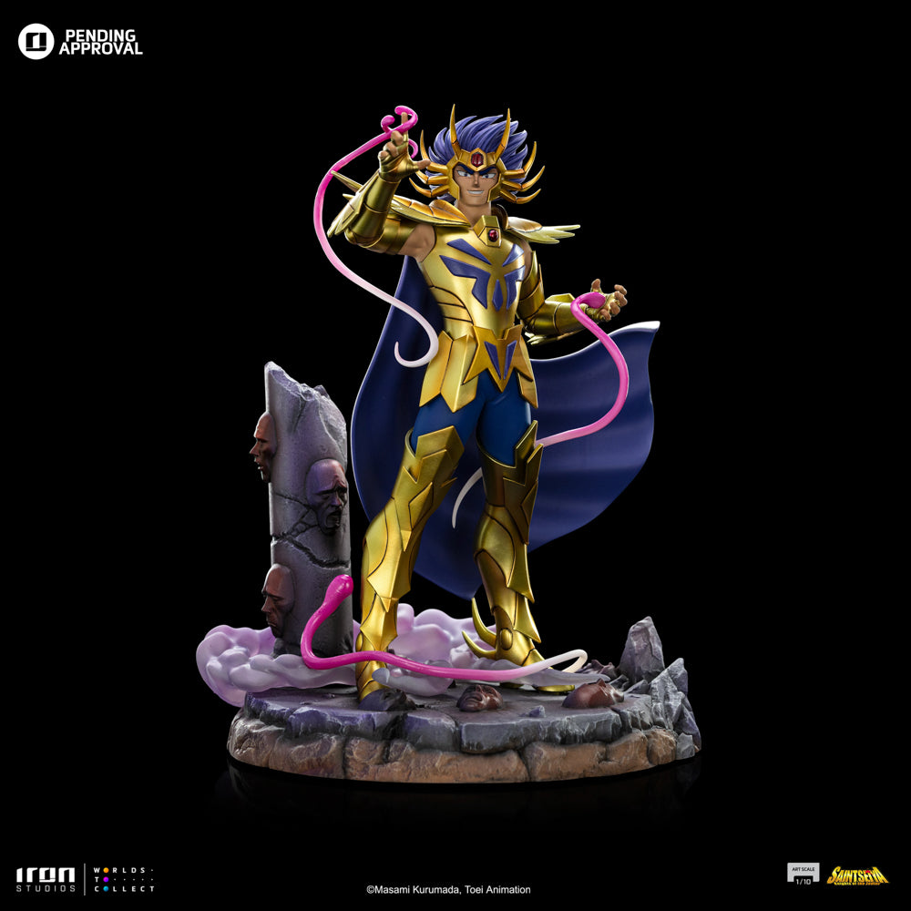 Estátua Máscara da Morte de Câncer - Os Cavaleiros do Zodíaco - Art Scale 1/10 - Iron Studios