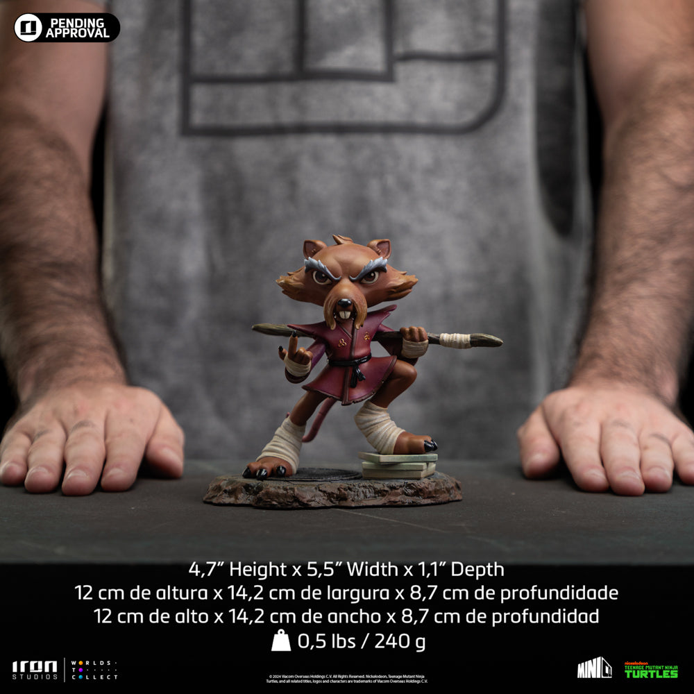 Estátua Mestre Splinter Comics Regular - TMNT - MiniCo - Iron Studios