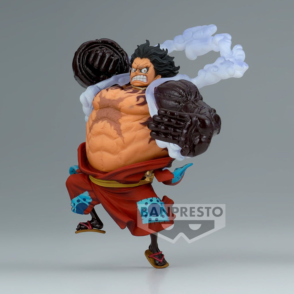 Estátua Monkey D. Luffy Gear 4 Ver A - One Piece - King of Artist - Banpresto - Bandai