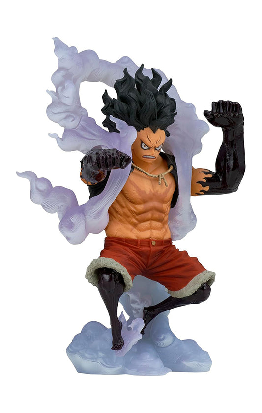 Estátua Monkey D. Luffy Gear 4 Ver B - One Piece - King of Artist - Banpresto - Bandai