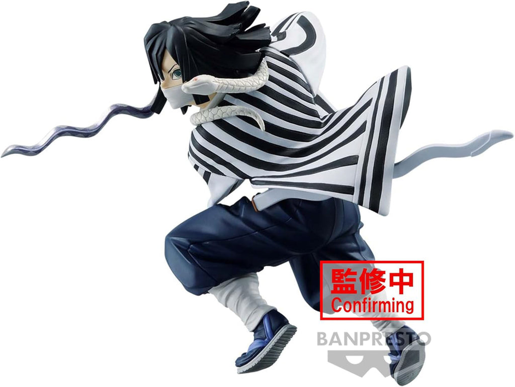 Estátua Obanai Iguro - Demon Slayer - Vibration Stars - Banpresto - Bandai