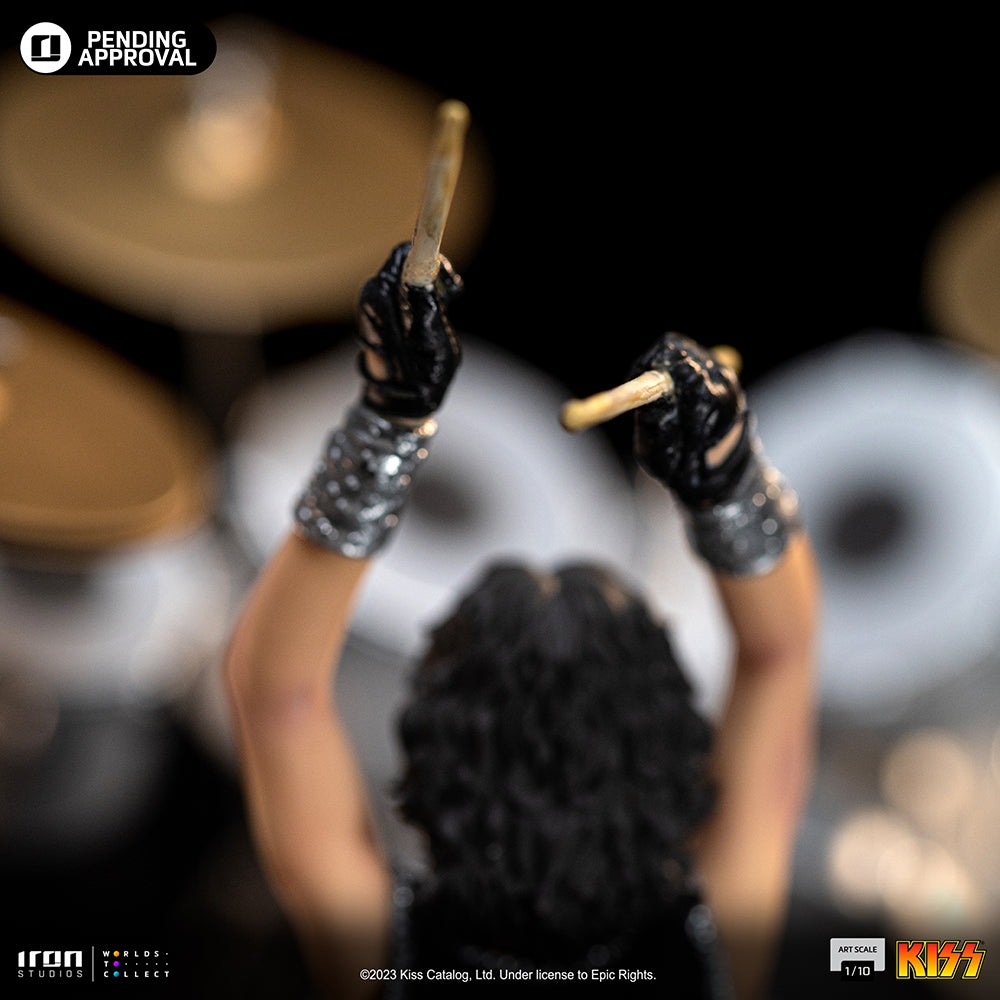 Estátua Peter Criss aka Cat - Kiss - Art Scale 1/10 - Iron Studios