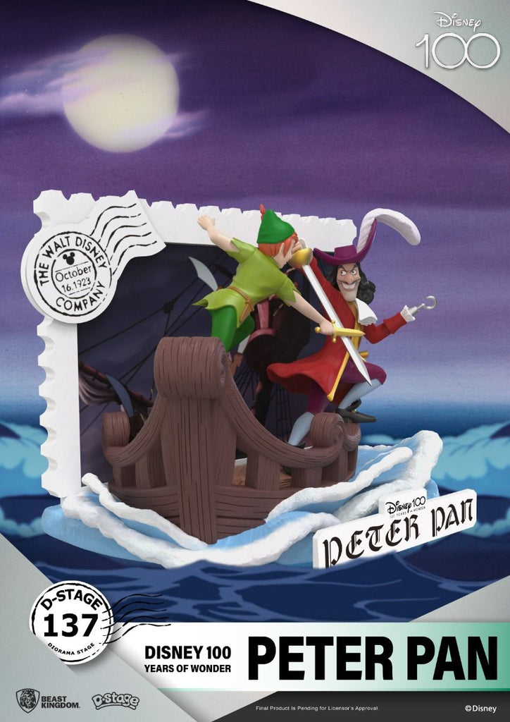 Estátua Peter Pan - Disney 100 Years - D-Stage - Beast Kingdom