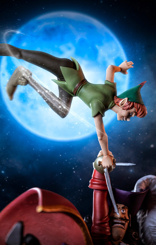 Estátua Peter Pan - Disney 100TH - Peter Pan - Art Scale 1/10 - Iron Studios