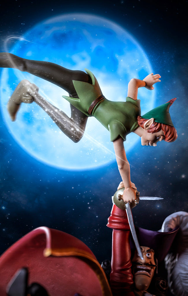Estátua Peter Pan - Disney 100TH - Peter Pan - Art Scale 1/10 - Iron Studios