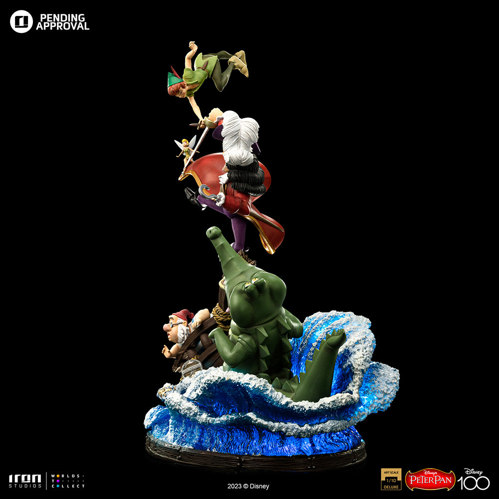 Estátua Peter Pan Deluxe - Disney 100TH - Peter Pan - Art Scale 1/10 - Iron Studios