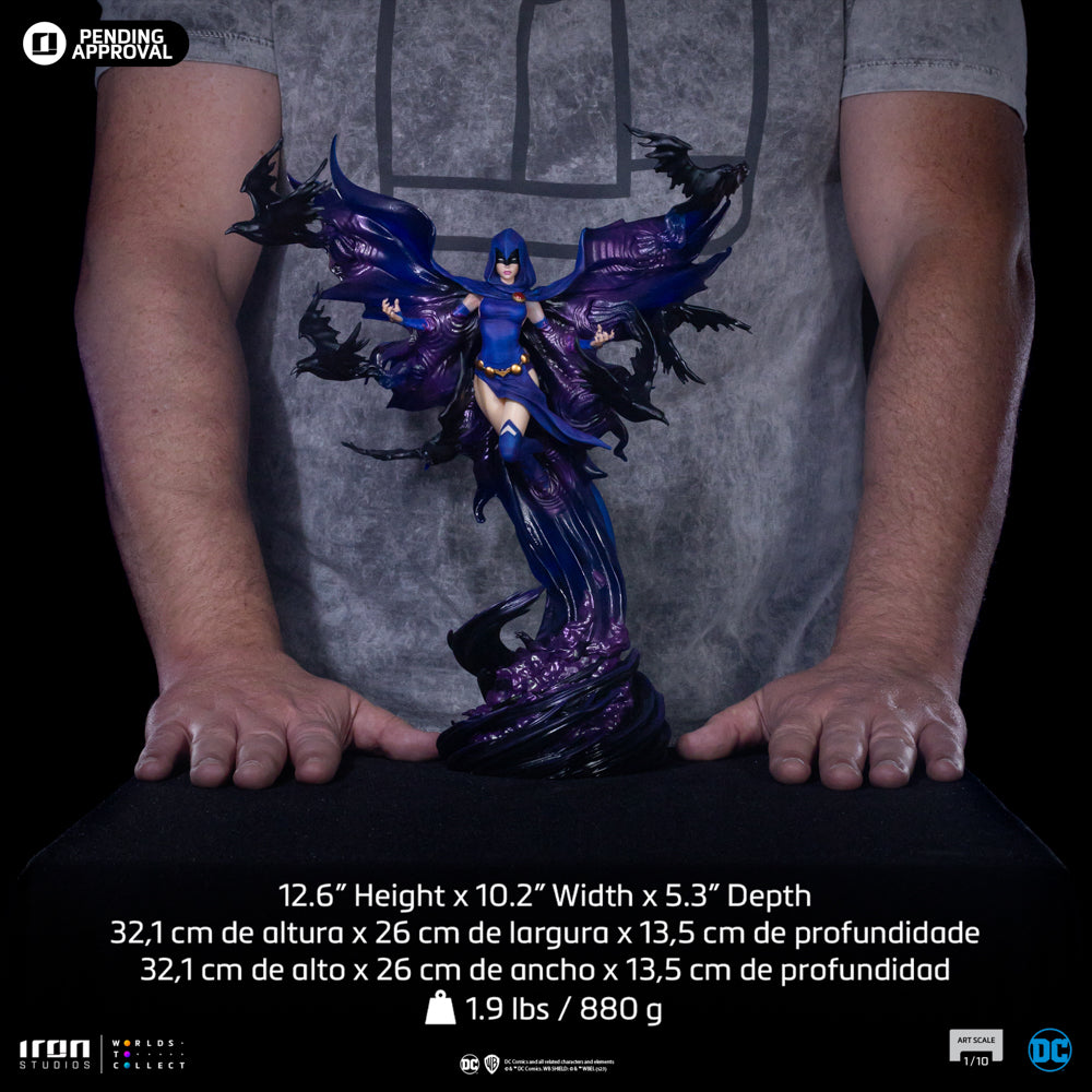 Estátua Ravena - DC Comics Series #8 - Art Scale 1/10 - Iron Studios