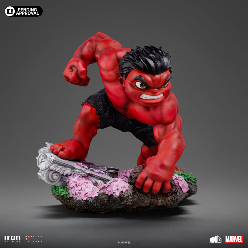 Estátua Red Hulk - Captain America: Brave New World - MiniCo - Iron Studios