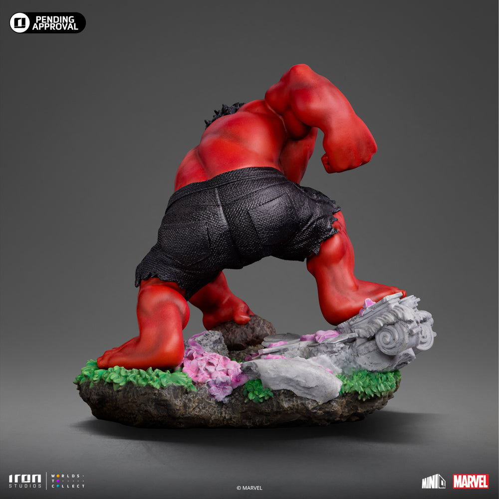 Estátua Red Hulk - Captain America: Brave New World - MiniCo - Iron Studios