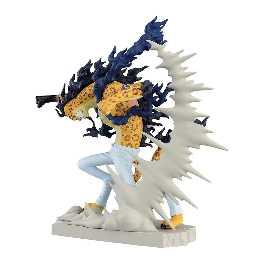 Estátua Rob Lucci Leopard Awakening Form Ver - One Piece - Senkozekkei - Banpresto - Bandai