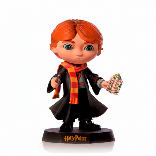 Estátua Ron Weasley - Harry Potter - MiniCo - Iron Studios