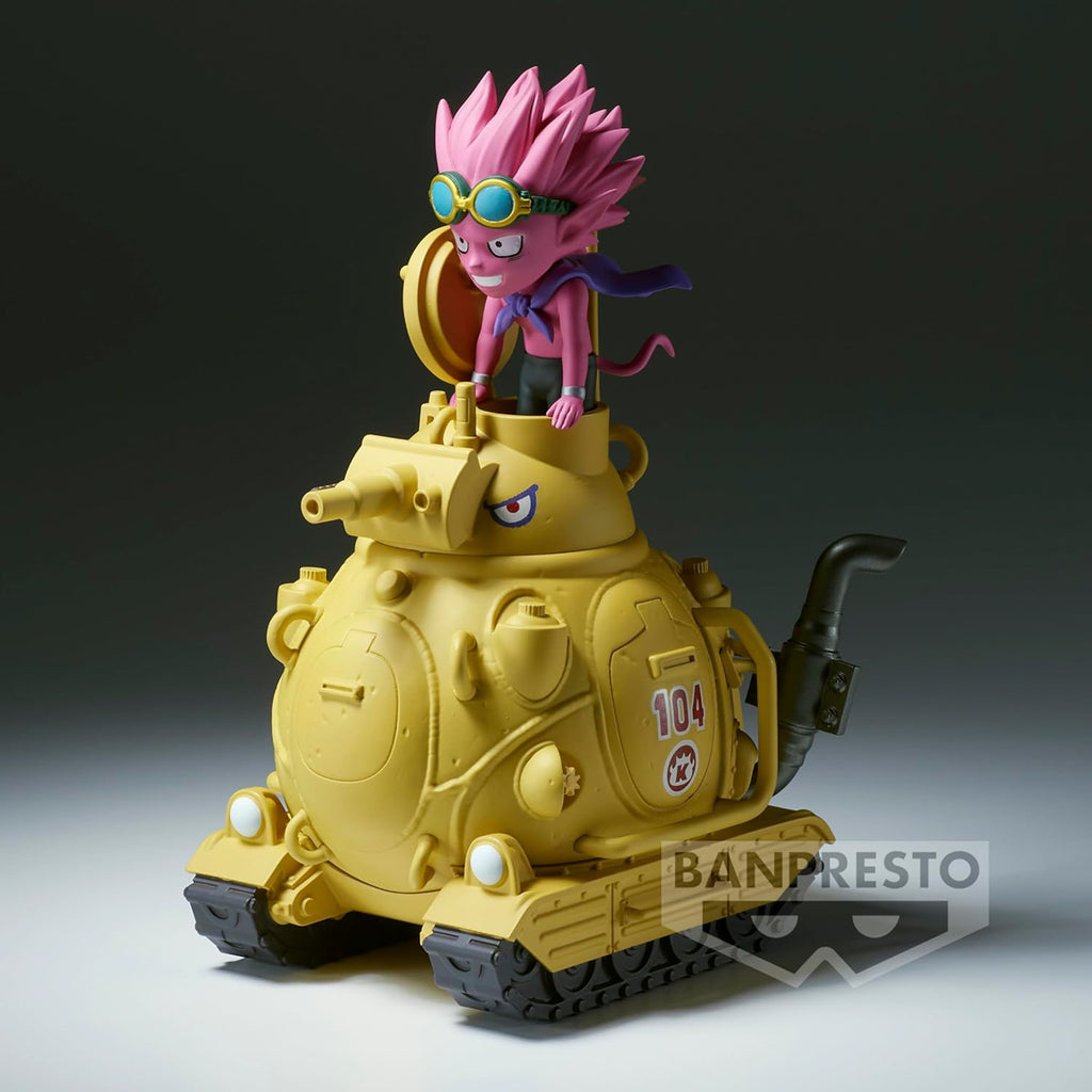 Estátua Sand Land Royal Army Tank Corps no. 104 - Sand Land - Mega World Collectable - Banpresto - Bandai