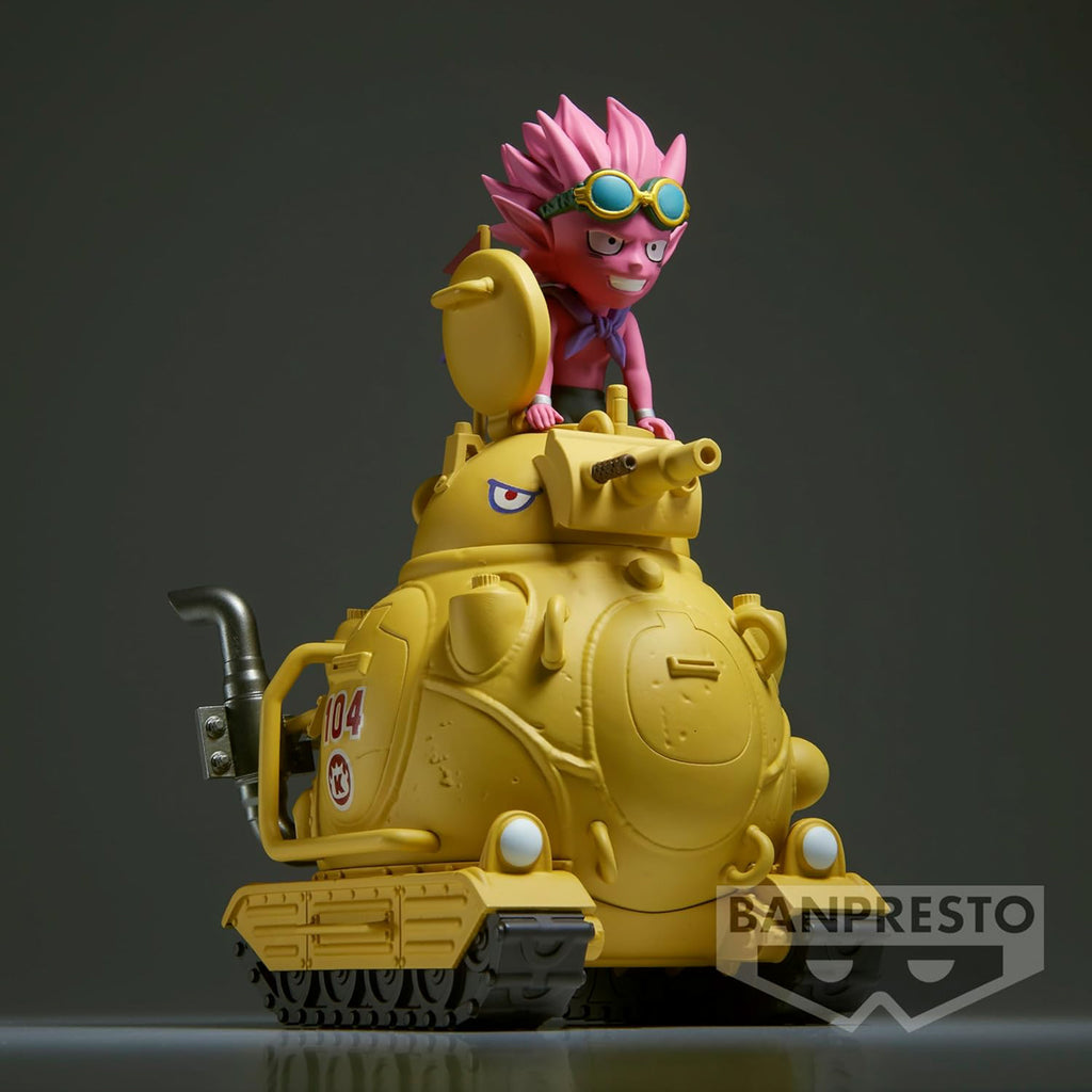 Estátua Sand Land Royal Army Tank Corps no. 104 - Sand Land - Mega World Collectable - Banpresto - Bandai