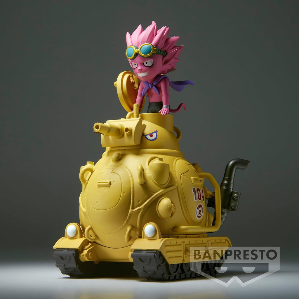 Estátua Sand Land Royal Army Tank Corps no. 104 - Sand Land - Mega World Collectable - Banpresto - Bandai