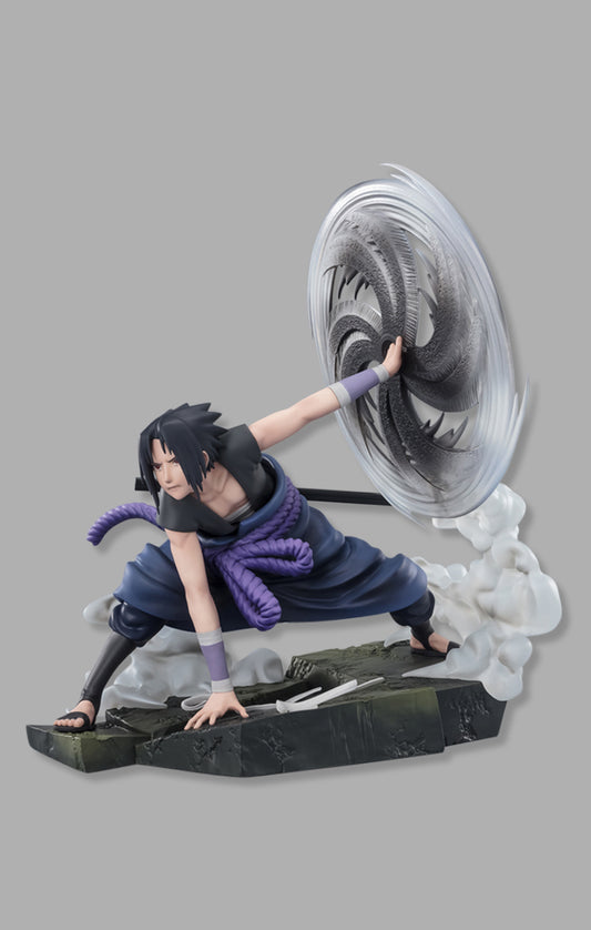 Estátua Sasuke Uchiha The Light and Dark of The Mangekyo Sharingan - Naruto Shippuden - Figuarts Zero - Bandai