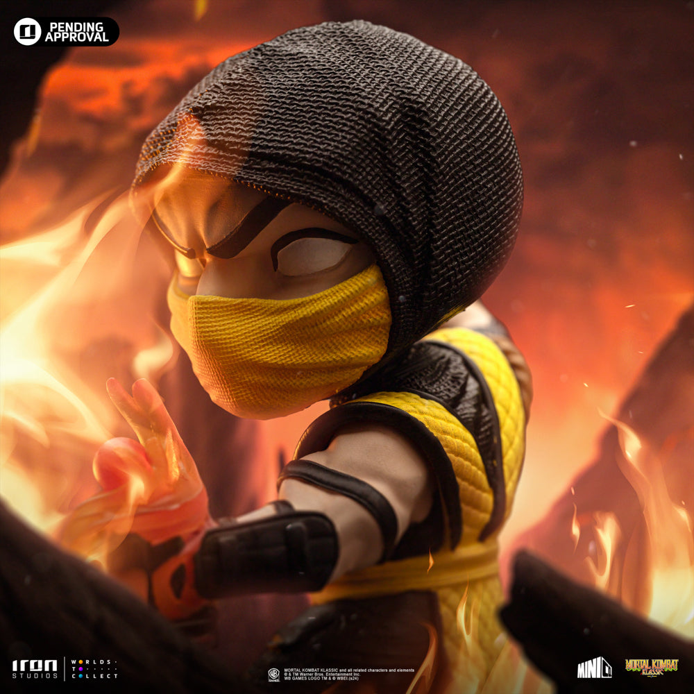 Estátua Scorpion - Mortal Kombat - MiniCo - Iron Studios