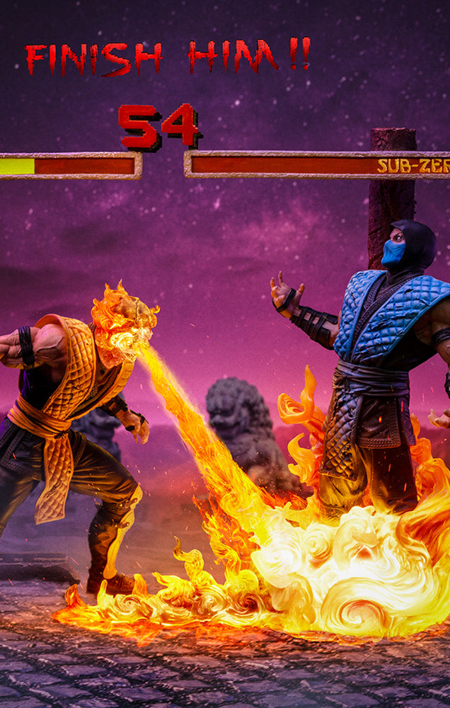 Estátua Scorpion Fatality - Mortal Kombat - Art Scale 1/10 - Iron Studios