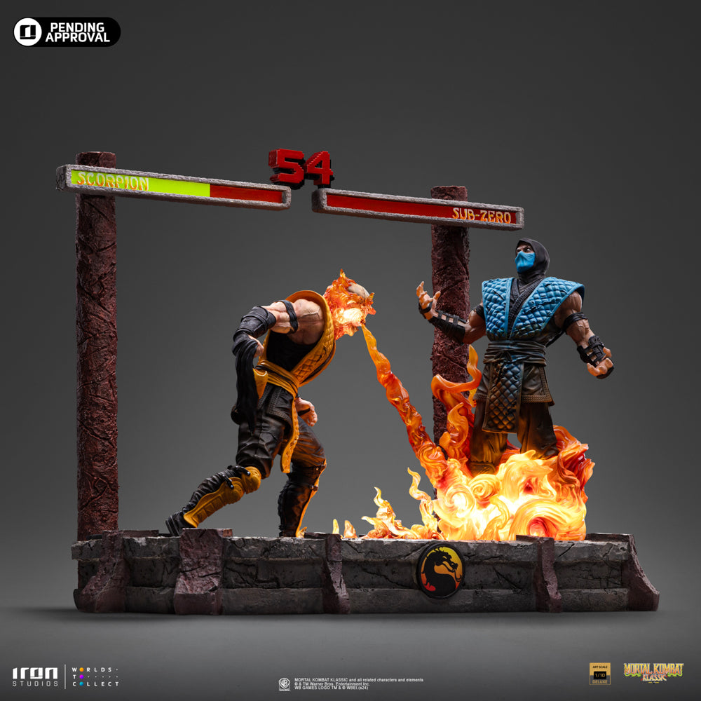 Estátua Scorpion Fatality - Mortal Kombat - Art Scale 1/10 - Iron Studios