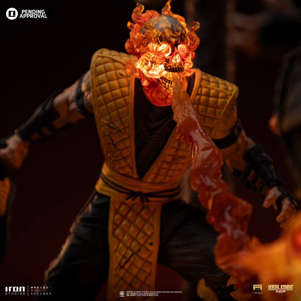 Estátua Scorpion Fatality - Mortal Kombat - Art Scale 1/10 - Iron Studios