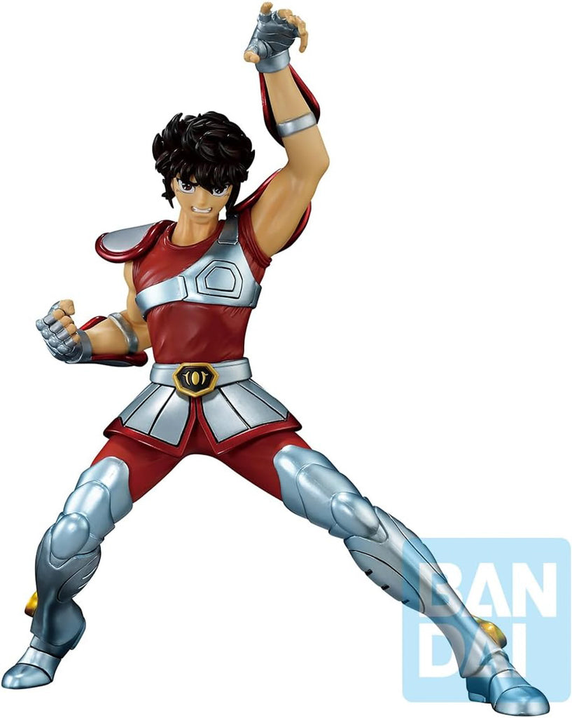 Estátua Seiya de Pegasus Gold Saints Arc - Os Cavaleiros do Zodíaco - Ichibansho - Banpresto - Bandai