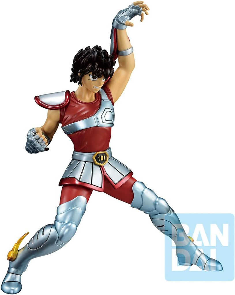 Estátua Seiya de Pegasus Gold Saints Arc - Os Cavaleiros do Zodíaco - Ichibansho - Banpresto - Bandai