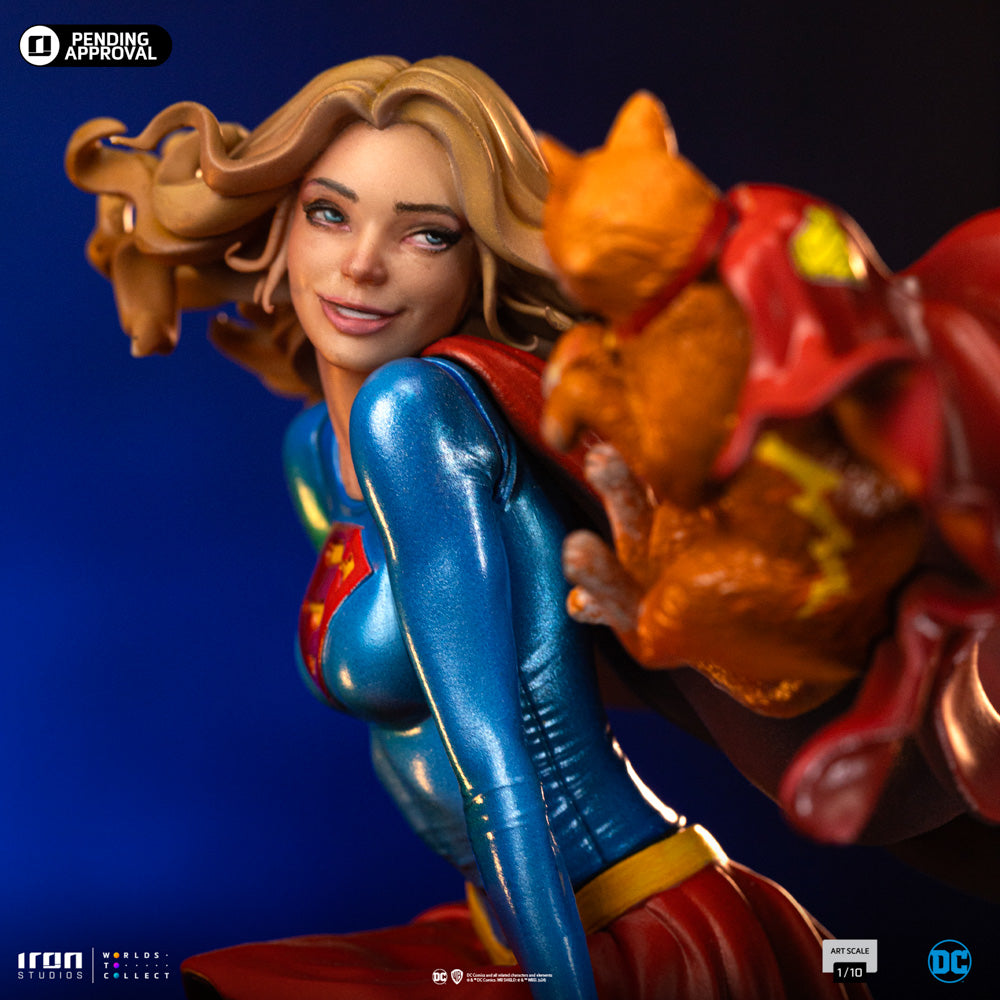 Estátua Supergirl Serie 8 - DC Comics - Art Scale 1/10 - Iron Studios