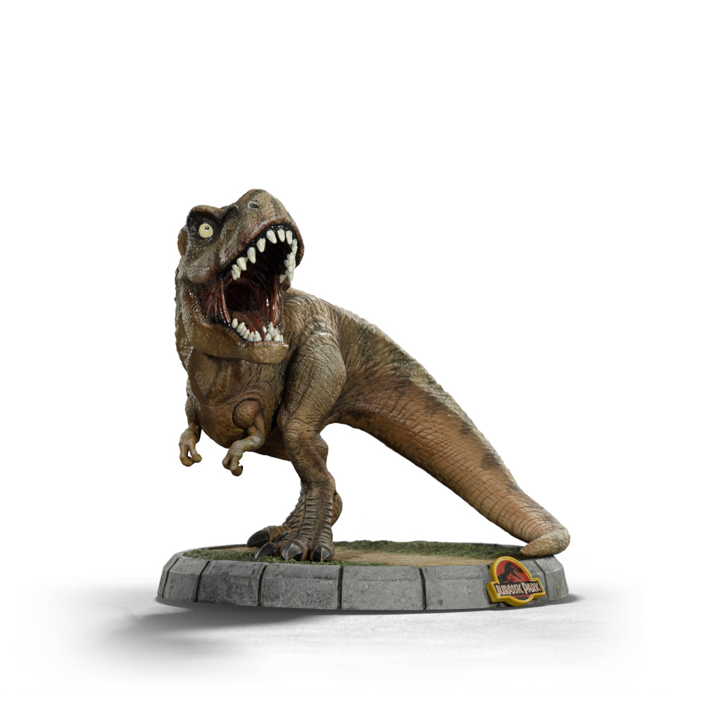 Estátua T-Rex 30TH Anniversary  - Jurassic Park - MiniCo - Iron Studios