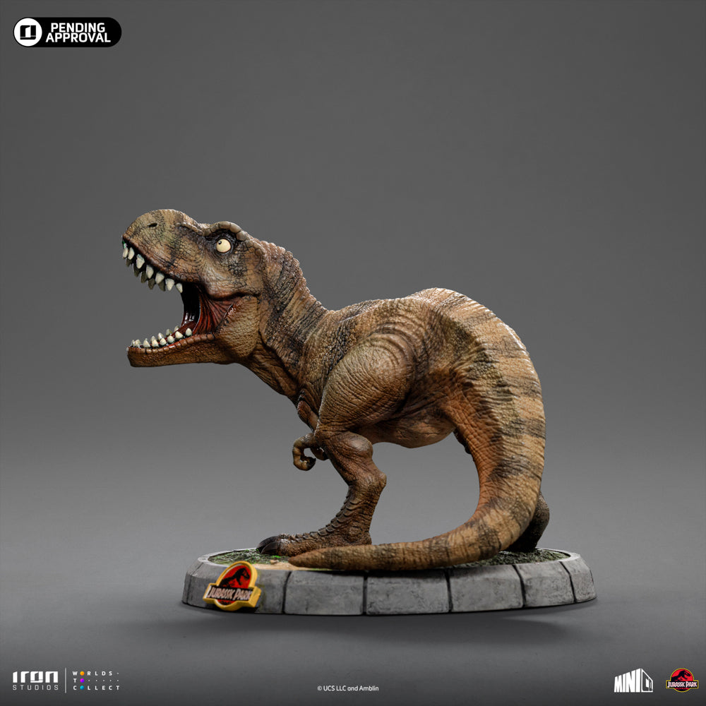 Estátua T-Rex 30TH Anniversary  - Jurassic Park - MiniCo - Iron Studios