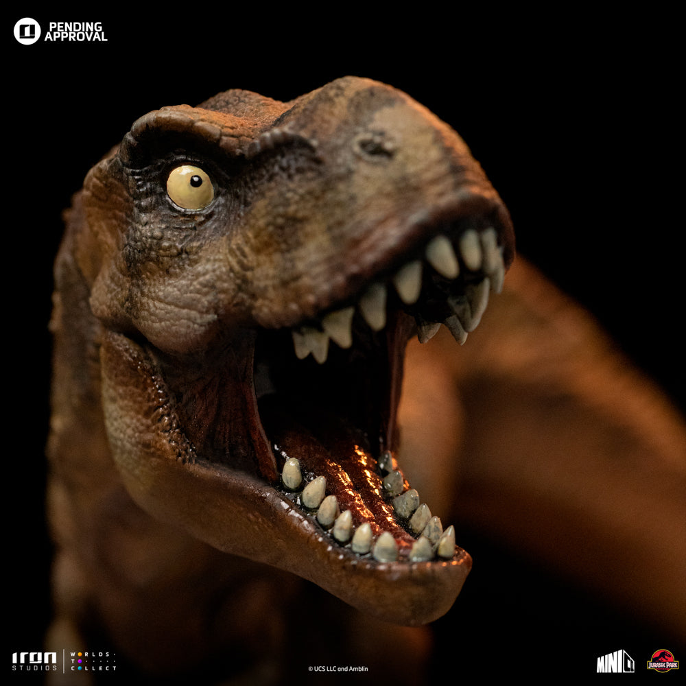 Estátua T-Rex 30TH Anniversary  - Jurassic Park - MiniCo - Iron Studios