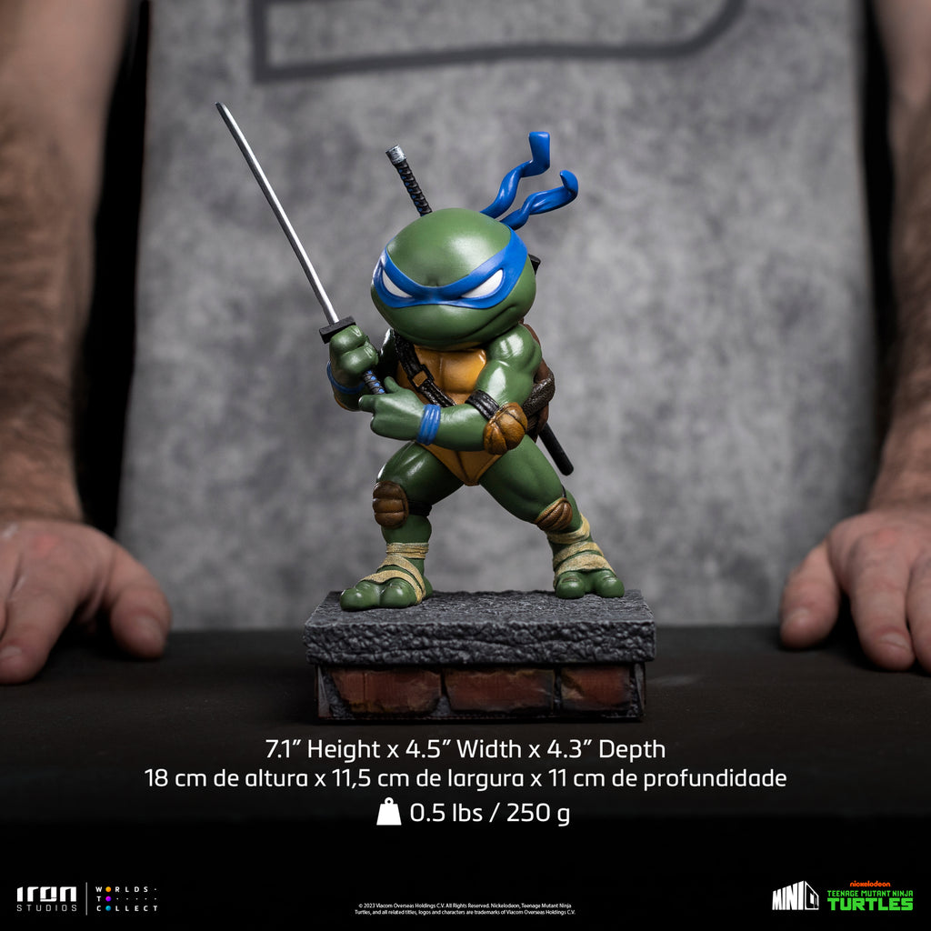 Estátua Leonardo v2 - TMNT - MiniCo - Iron Studios