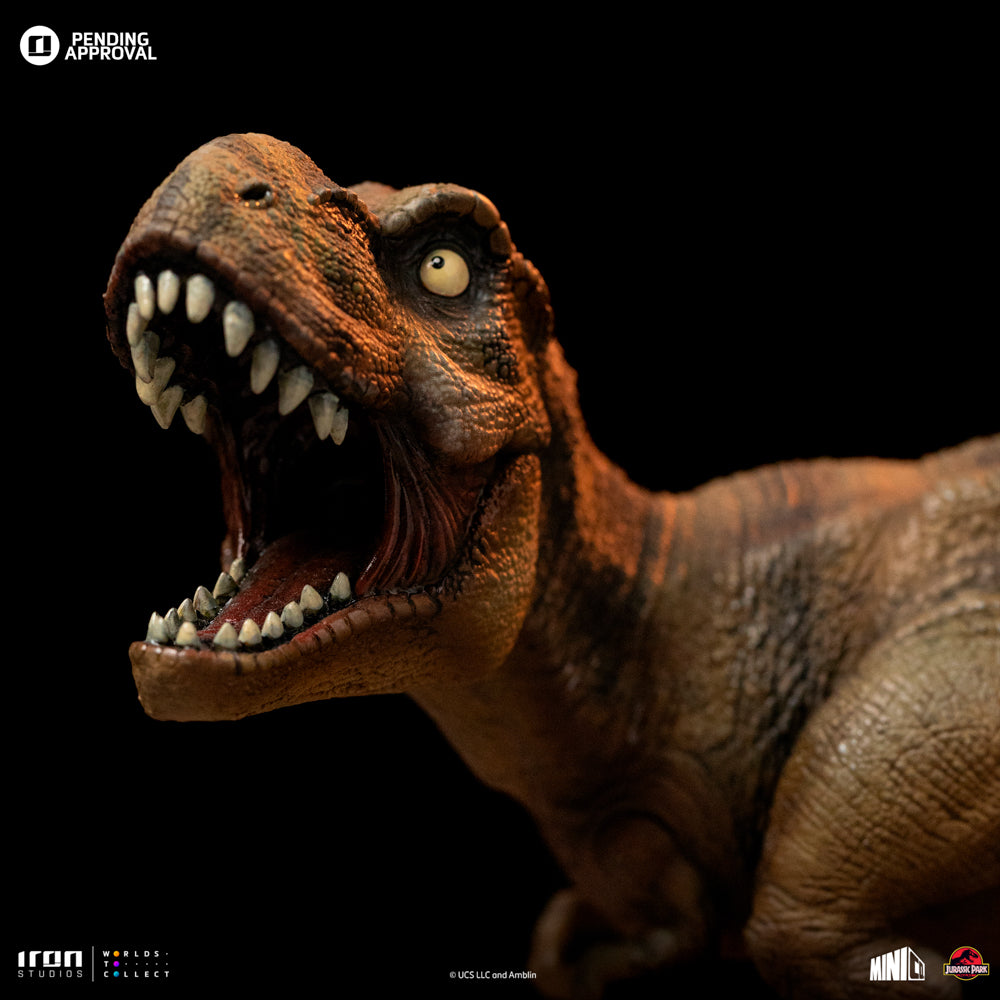 Estátua T-Rex 30TH Anniversary  - Jurassic Park - MiniCo - Iron Studios