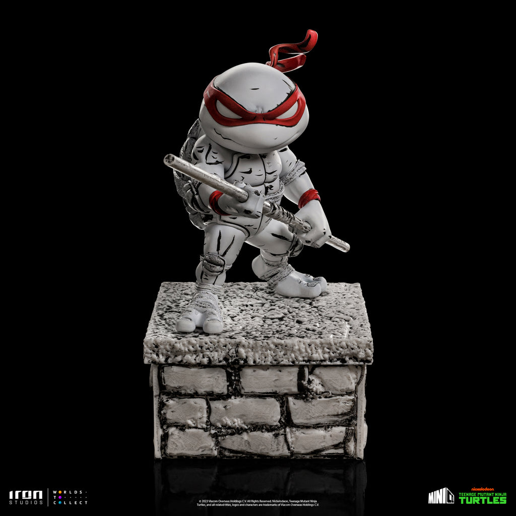 Estátua Donatello Comics  Black and White - TMNT - MiniCo - Iron Studios