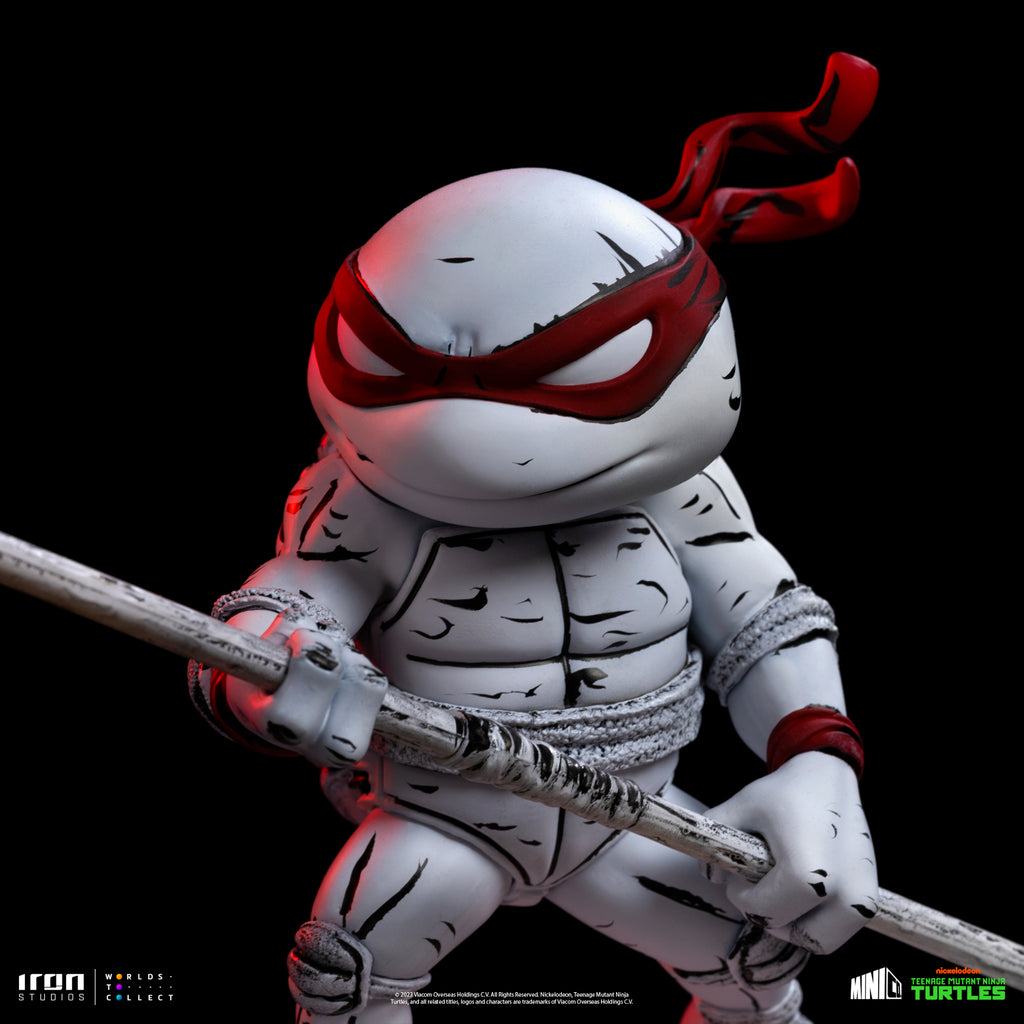Estátua Donatello Comics  Black and White - TMNT - MiniCo - Iron Studios