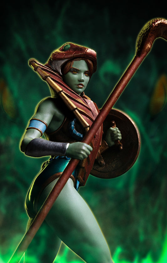 Estátua Teela Deusa Guerreira - He-Man e os Mestres do Universo - Art Scale 1/10 - Iron Studios