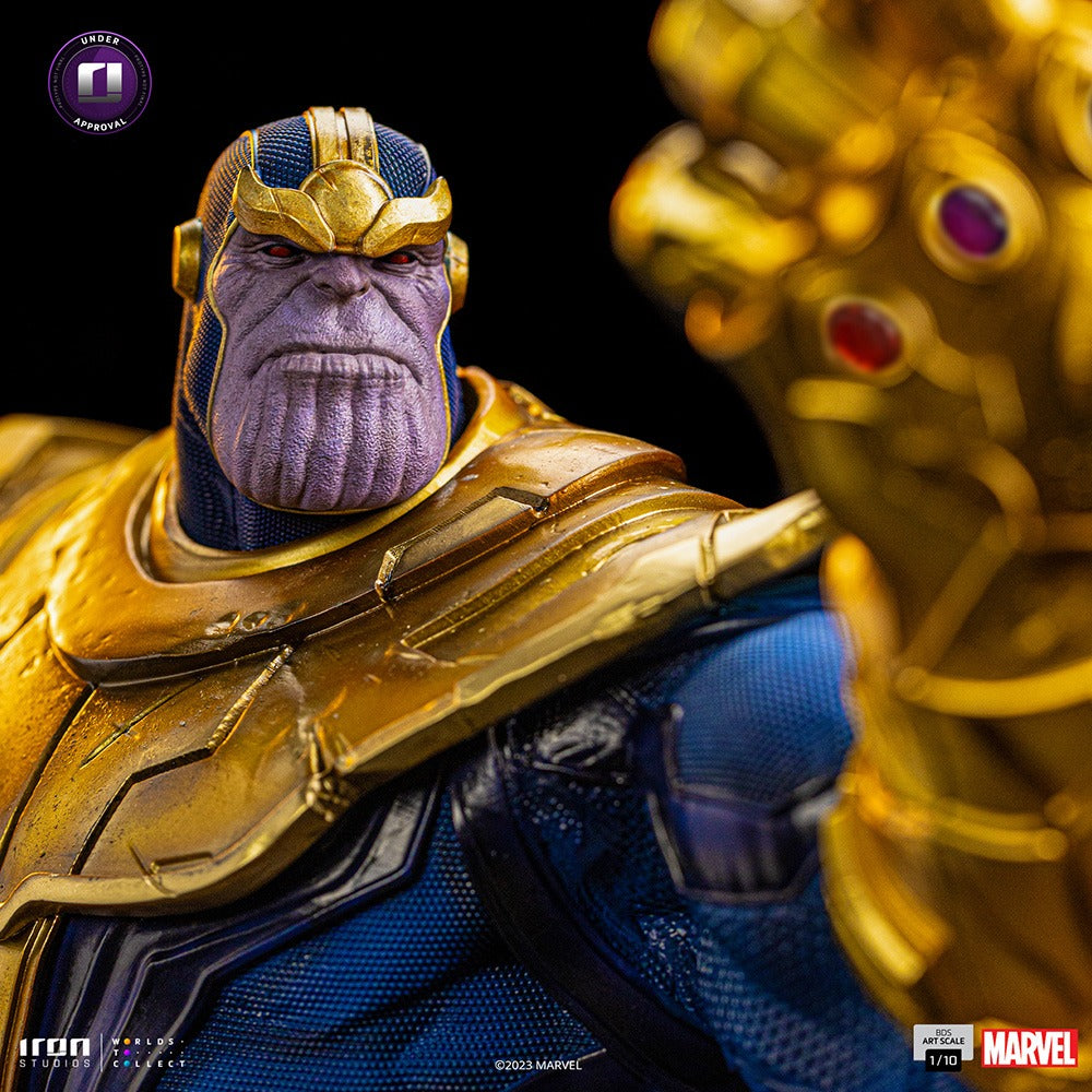 Estátua Thanos Infinity Gauntlet Diorama - Marvel - BDS Art Scale 1/10 - Iron Studios