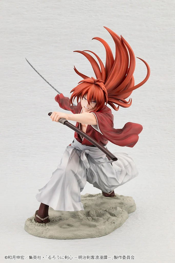 Estátua Kenshin Himura - Rurouni Kenshin - ArtFx J - Kotobukiya