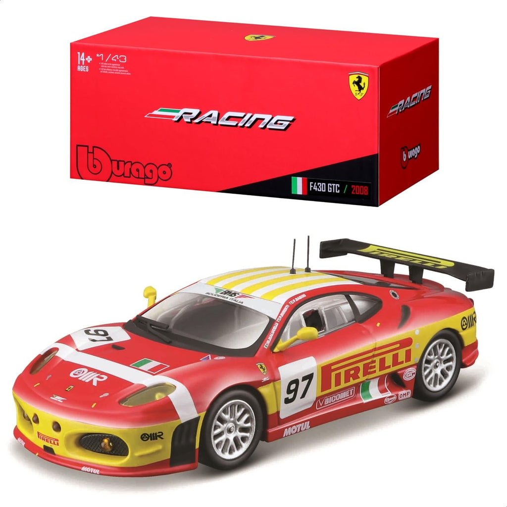 2008 FERRARI F-430 GT2 RACING - 1/43 - Burago