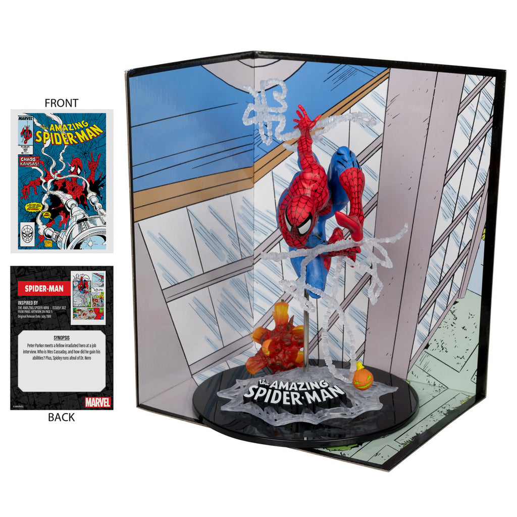 Estátua Spider-Man The Amazing Spider-Man - Marvel - Marvel Collection 1/10 Scale - McFarlane