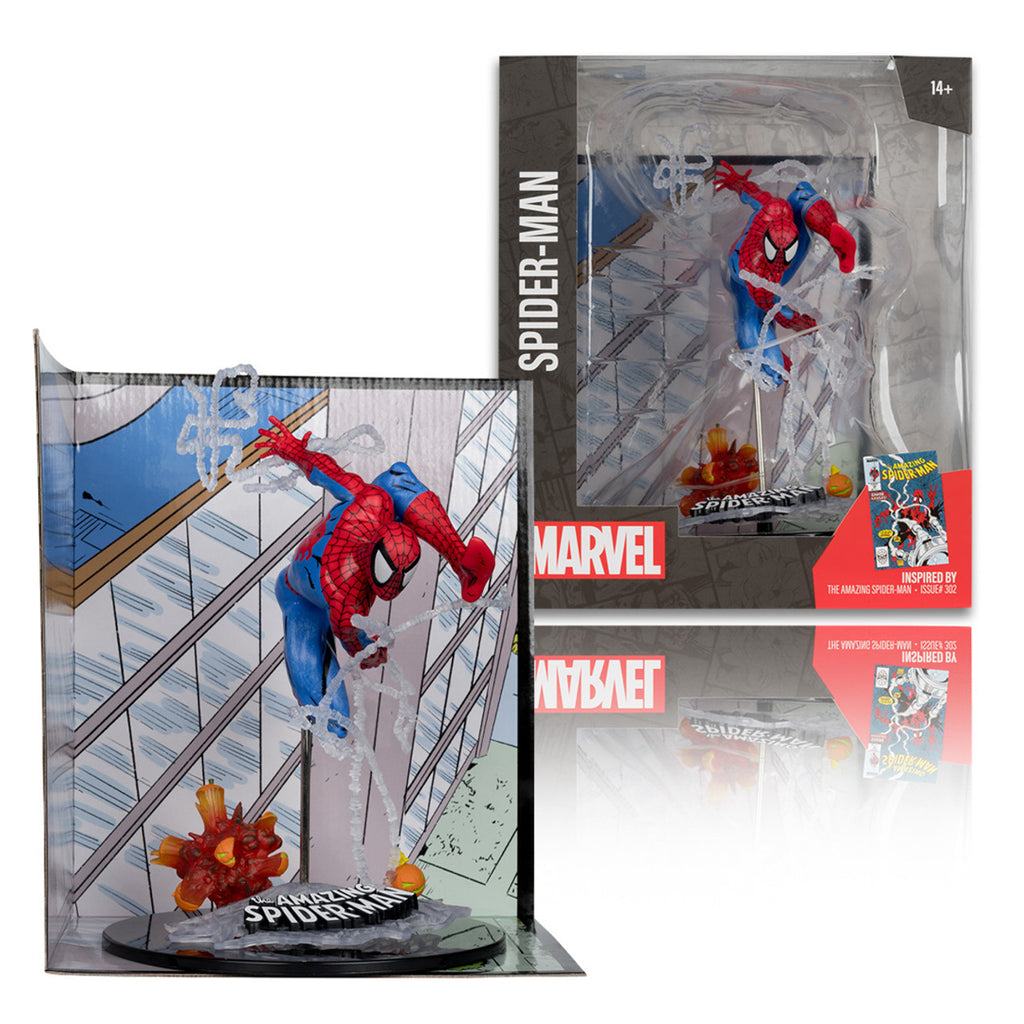 Estátua Spider-Man The Amazing Spider-Man - Marvel - Marvel Collection 1/10 Scale - McFarlane