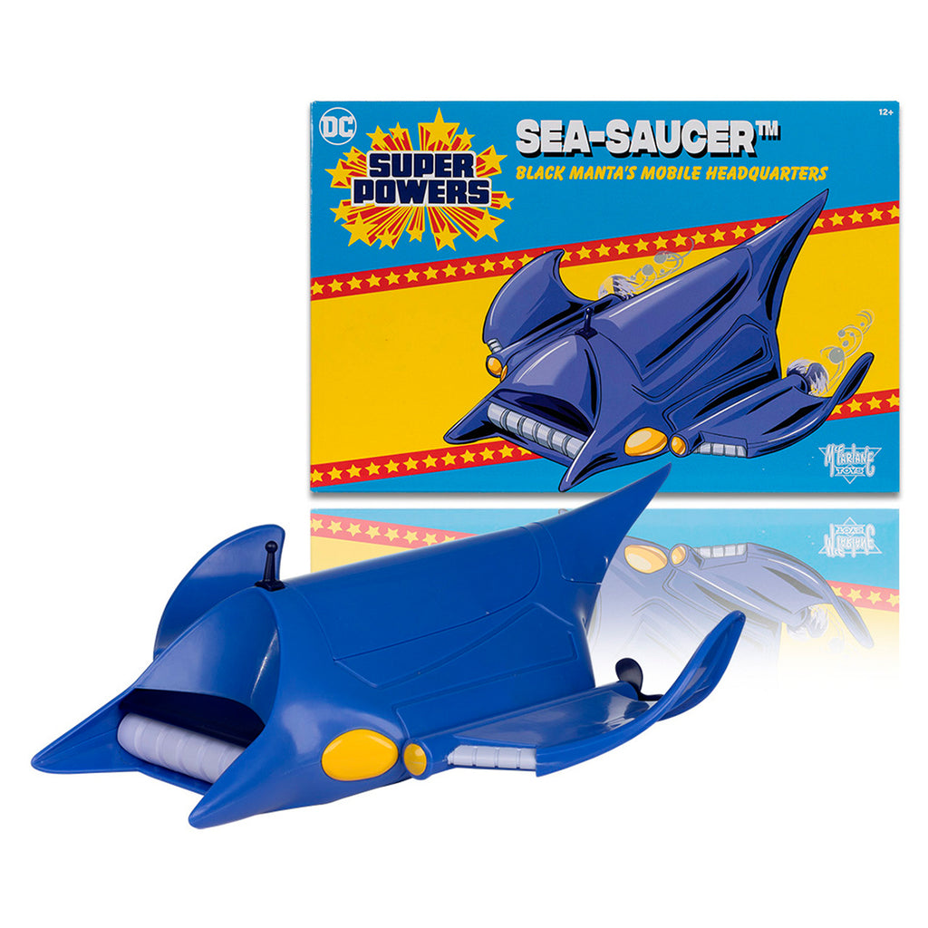 Figura Vehicle Sea Saucer Black Manta's Mobile Headquarters - DC Comics - Super Powers - McFarlane