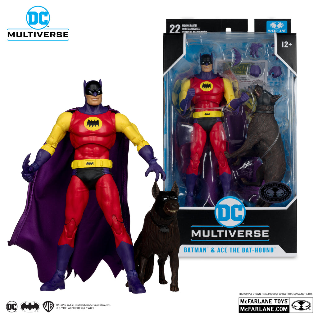 Figura Batman and Ace the Bat-Hound Silver Age (chase)  - DC Comics - 7 Scale - McFarlane