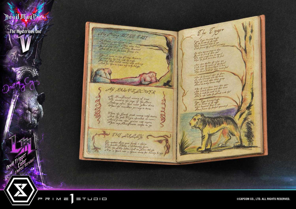 Estátua V - Devil Trigger Coloor Limited Version - Devil May Cry V - Ultimate Premium Masterline 1/4 - Prime 1