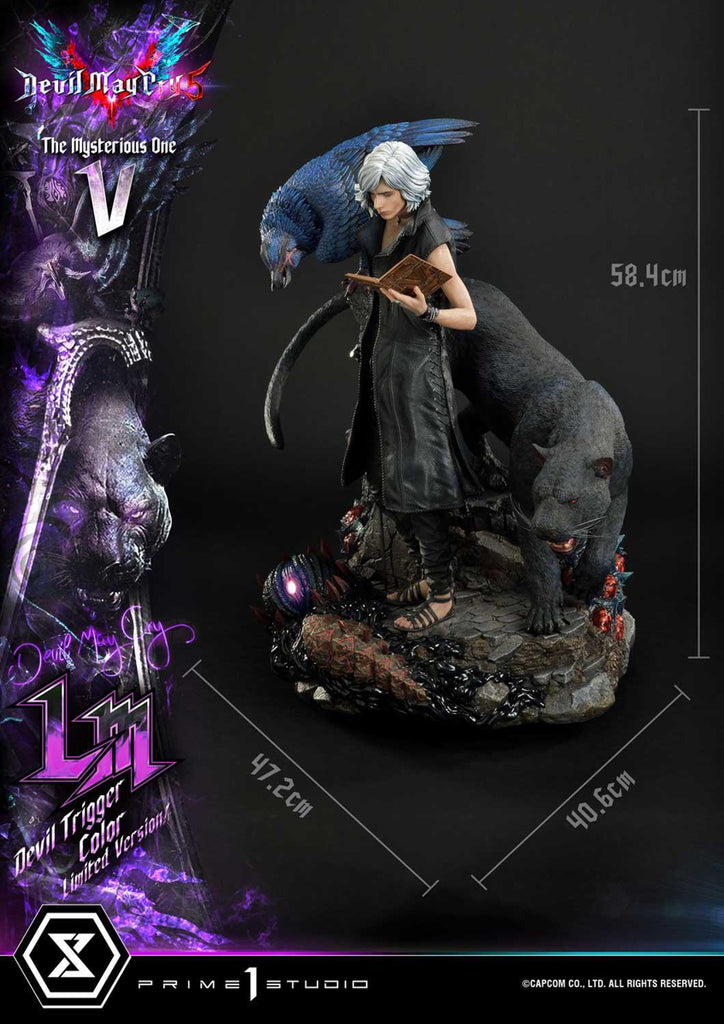 Estátua V - Devil Trigger Coloor Limited Version - Devil May Cry V - Ultimate Premium Masterline 1/4 - Prime 1