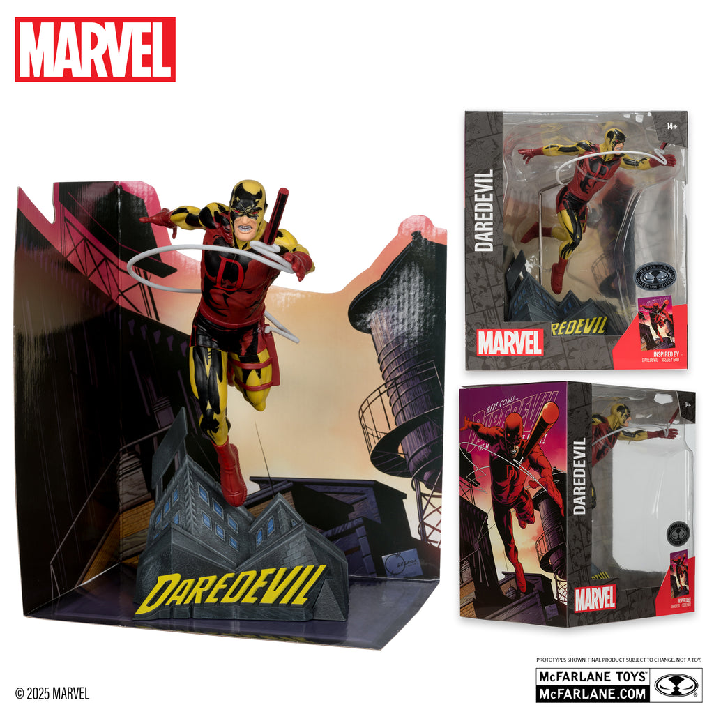 DAREDEVIL (CHASE)- MARVEL - MARVEL COLLECTION 1/10 SCALE - MCFARLANE  Ean :SEM GTIN