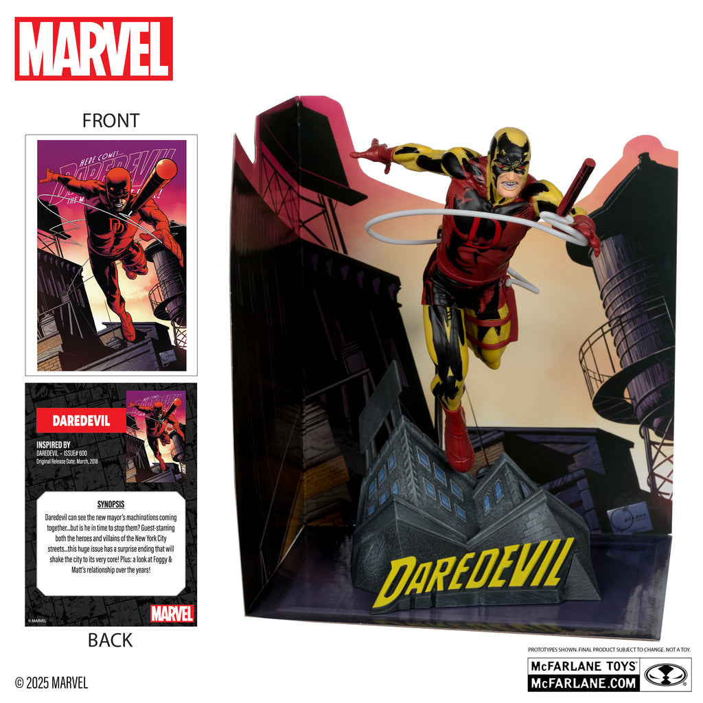 DAREDEVIL (CHASE)- MARVEL - MARVEL COLLECTION 1/10 SCALE - MCFARLANE  Ean :SEM GTIN
